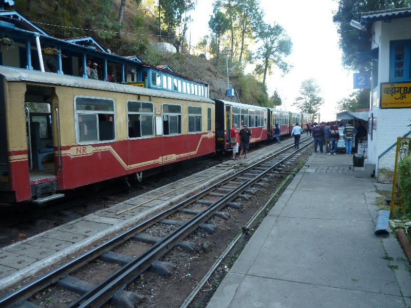 The narrow gauge train to Shimla