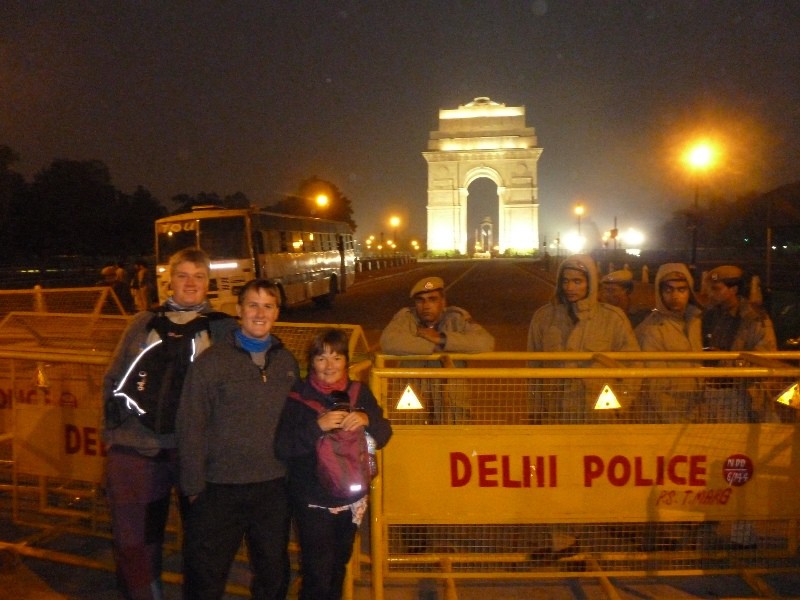 This is as close these guys would let us get to India Gate