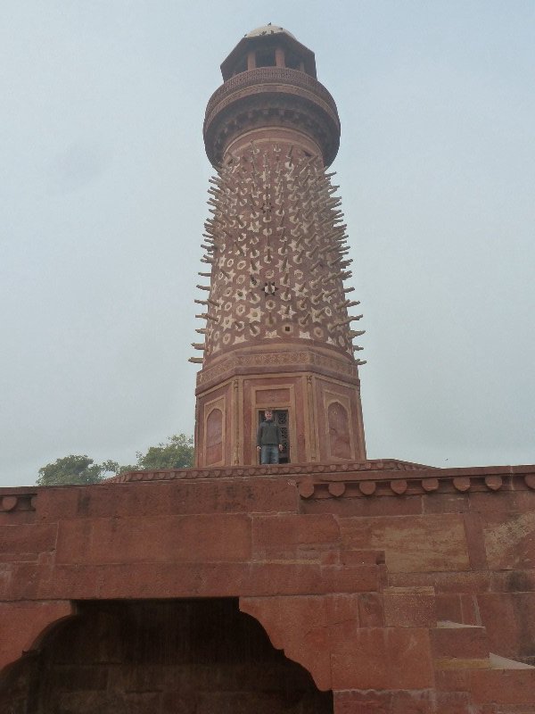 The elephant executioner tower at Fatehpur Sikri