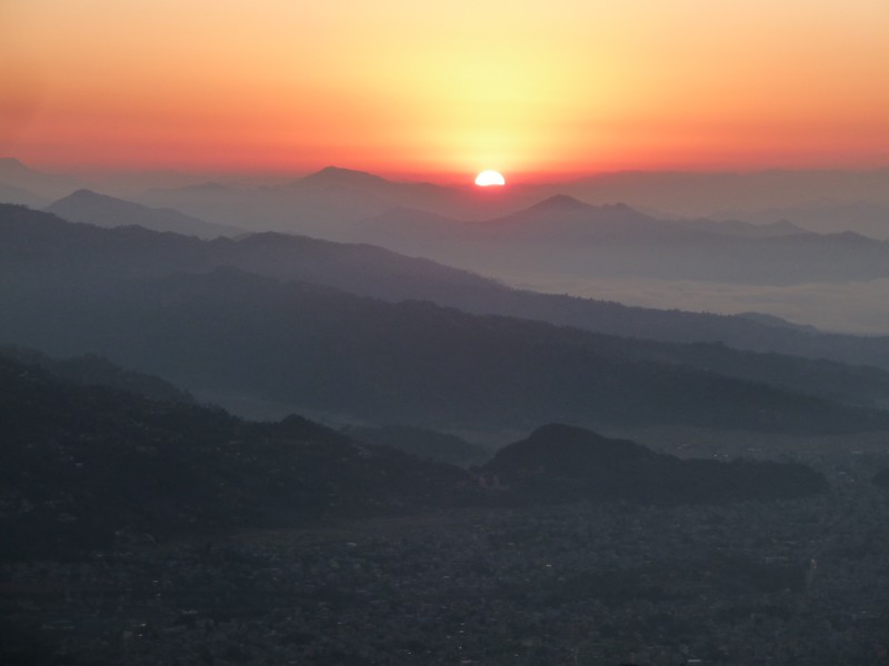 Sunrise from Sarangkot