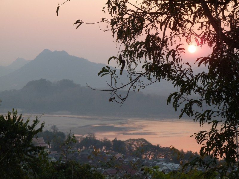 Sunset over Luang Purbang