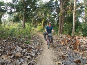 Cycling around Don Khone in Southern Laos