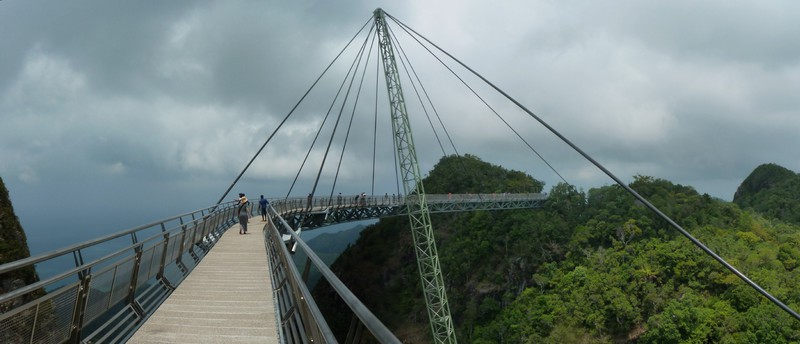 The Langkawi 'sky' bridge