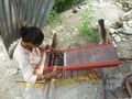Hand weaving at Boti