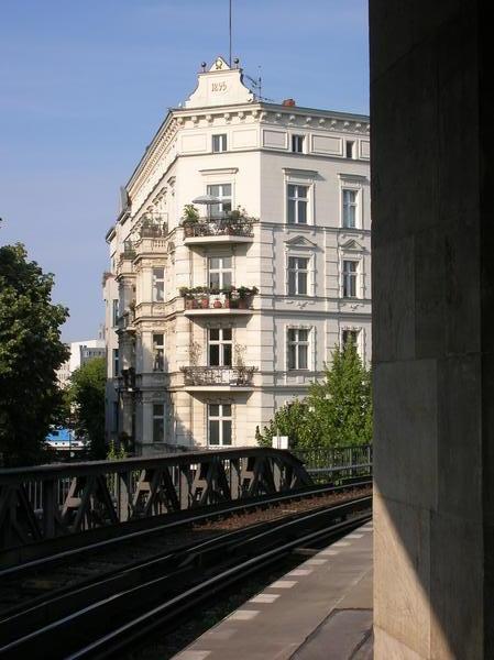 View from Schlesiches Tor U-Bahn Station