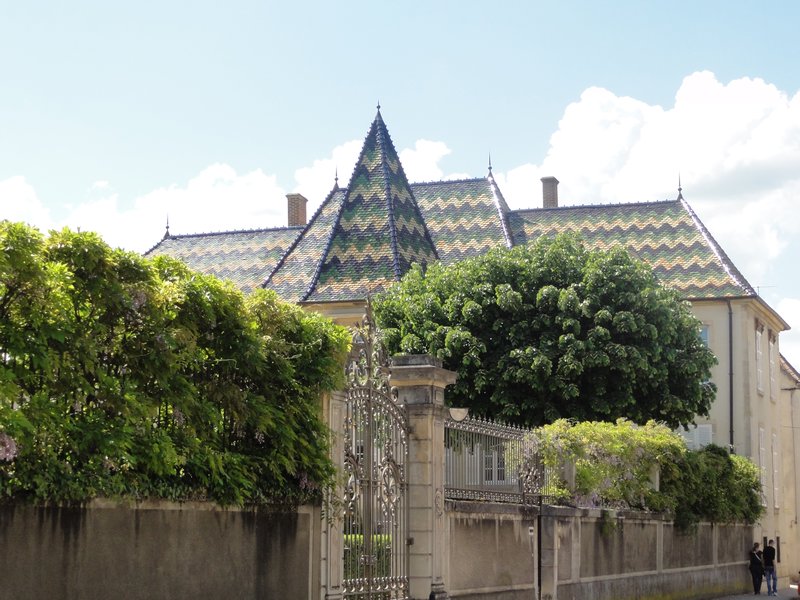 Burgundian roof tiles
