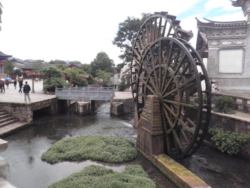 The famous water wheel