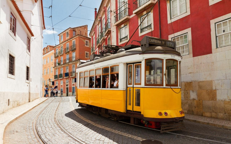 Tram (Lisbon; Portugal)