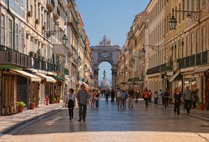 Street scene (Lisbon; Portugal)