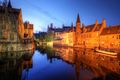 A city of canals (Brugge; Belgium)