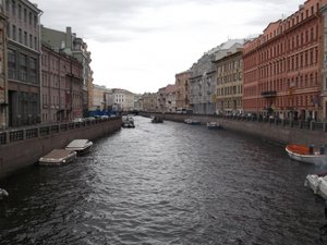 Canal scenery (St Petersburg; Russia)