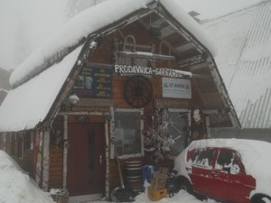 A small grocery store reveals its quirky charm (Jahorina; Bosnia And Herzegovina)