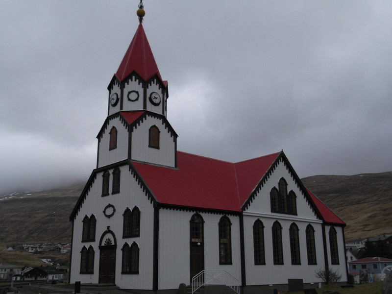 Sandvagur's church (Sandvagur; Faroe Islands)