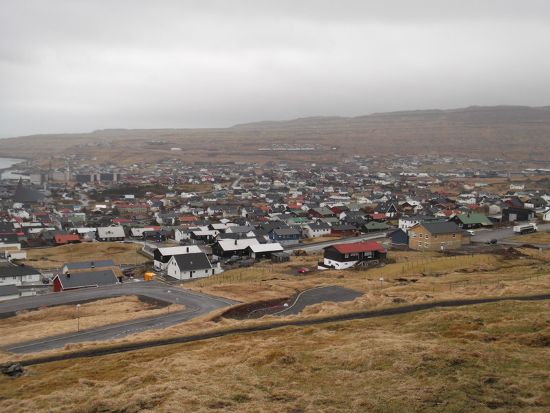 The town from up on high (Torshavn; Faroe Islands)