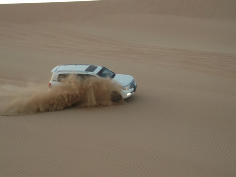 Dune bashing in a 4x4 (United Arab Emirates)