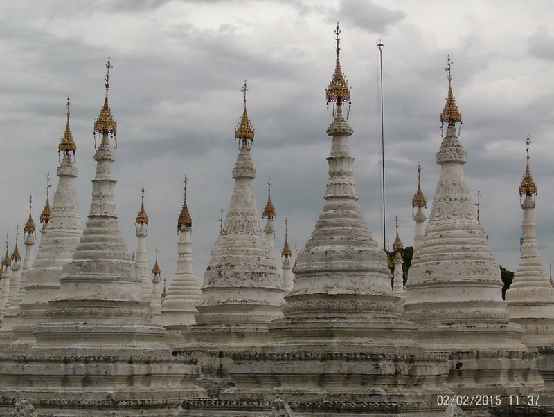 A view from Kuthodaw pagoda (Mandalay; Myanmar)