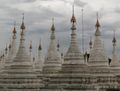 A view from Kuthodaw pagoda (Mandalay; Myanmar)