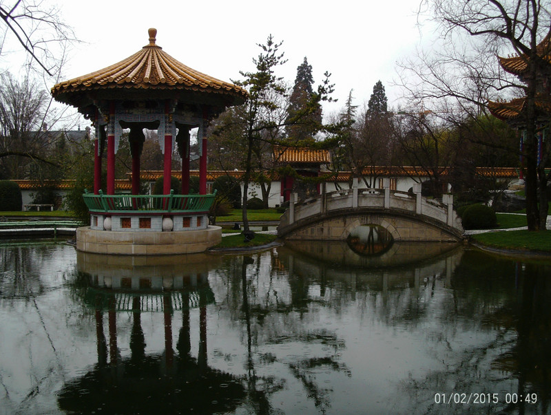 The Chinese garden (Zurich; Switzerland)
