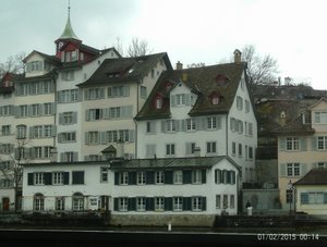 Typical city buildings (Zurich; Switzerland)