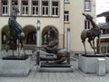 Finely-carved statues (Vaduz; Liechtenstein)