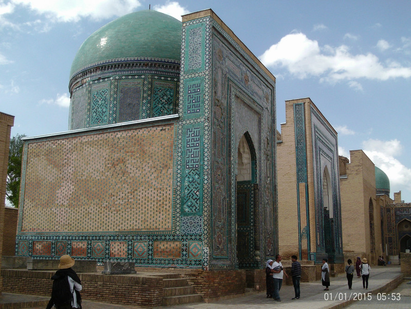 The Shahi Zinda Ensemble (Samarkand; Uzbekistan)