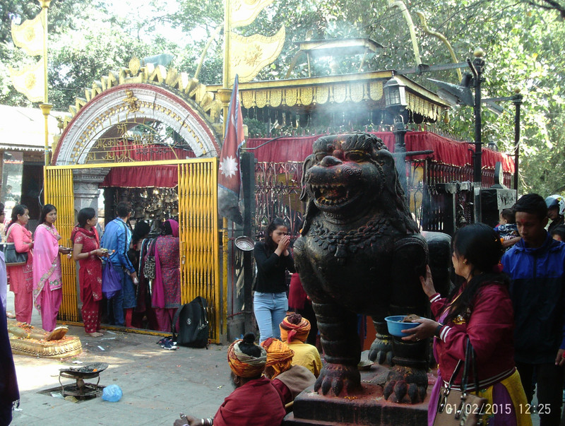 Local temple (Kathmandu; Nepal)