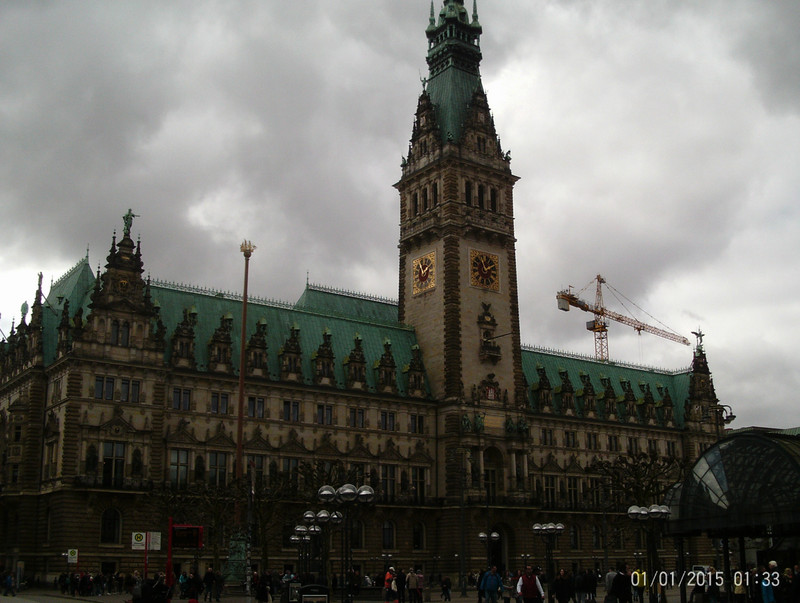 The town hall (Hamburg; Germany)