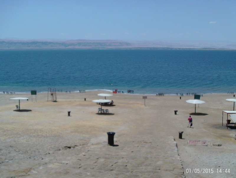 A beach with a twist (Dead Sea; Jordan)