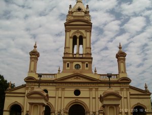 Striking church (Itaugua; Paraguay)