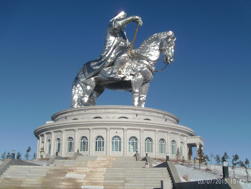 Statue of Genghis Khaan (Terelj National Park; Mongolia)