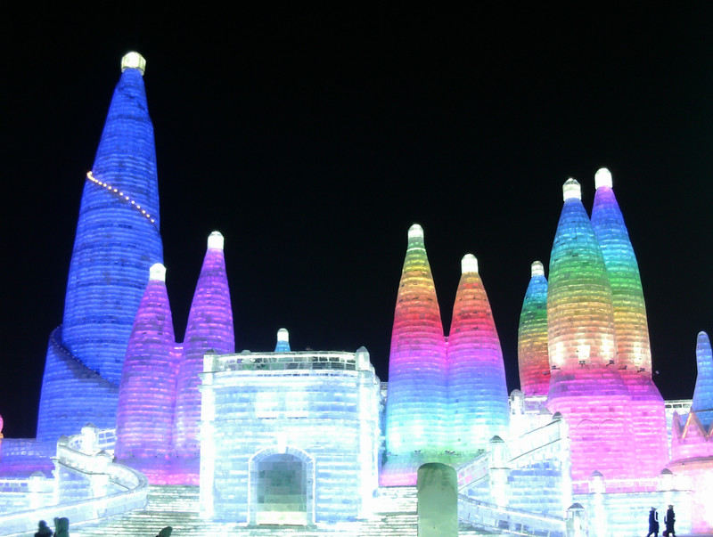 The snow and ice festival (Harbin; China)