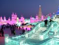 The snow and ice festival (Harbin; China)