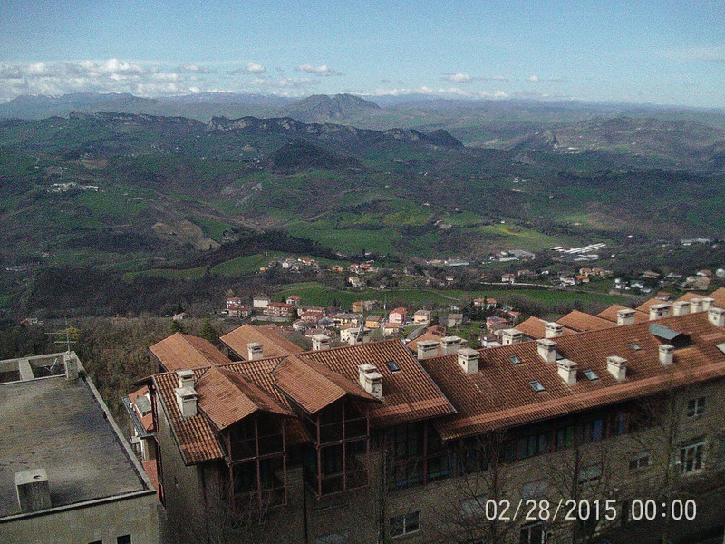 View of rural San Marino (San Marino city; San Marino)