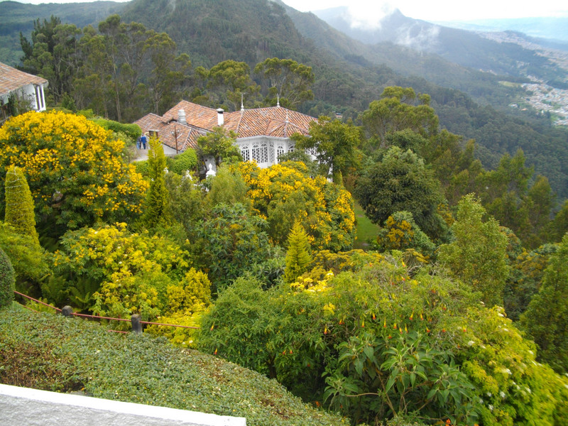 View from Mount Monserrate; Bogota