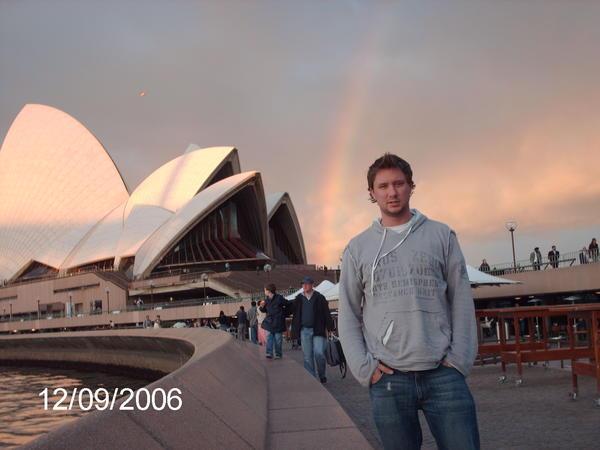 Me, the Opera House and a Rainbow!