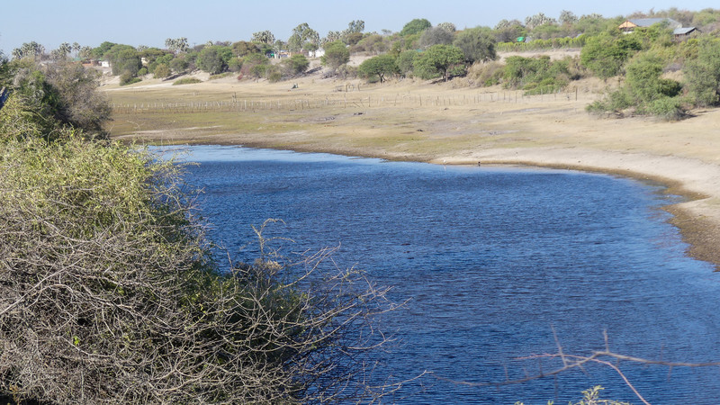 Boteti rivier bij Khumaga