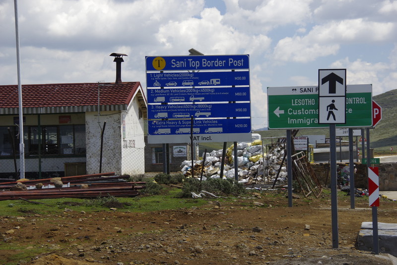 Grensgebouw van Lesotho