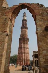 The impressive Qutab Minar
