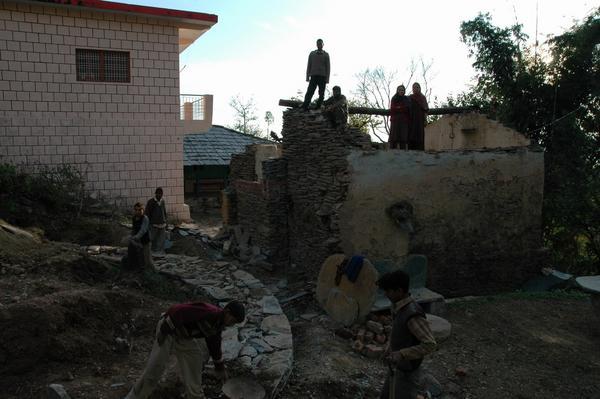 Mohinder's old house half gone