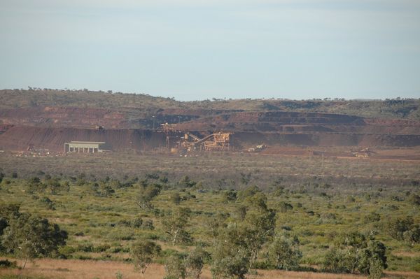  Big hole in the ground (about 2km away)