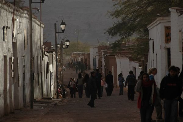 The adobe streets of San Pedro de Atacama