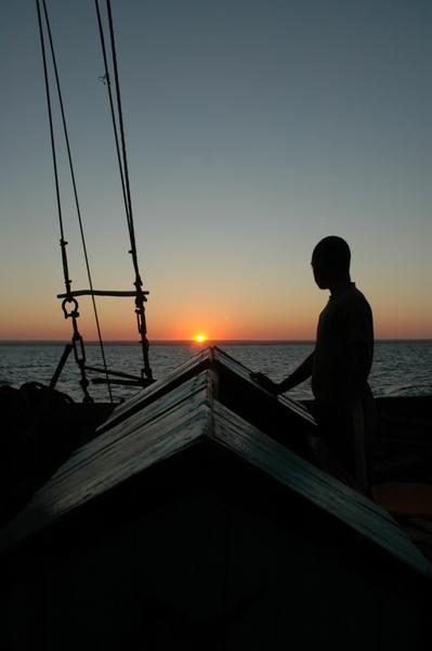 Sunrise over the Mozambique Channel