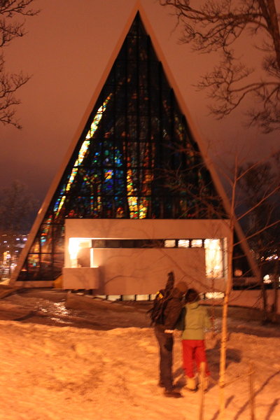 Stained Glass Windo in Tromsø