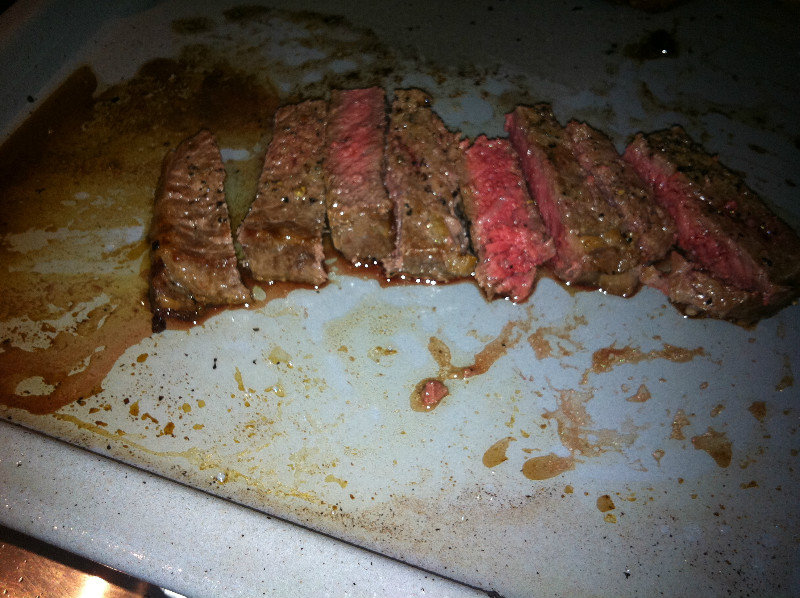 My first steak 
