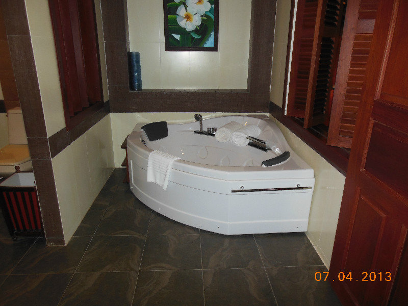 hotel room in Cambodia