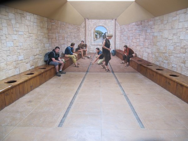 The Roman toilets
