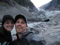 Us in front of Franz Josef