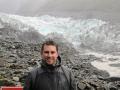 Matt in front of Fox Glacier