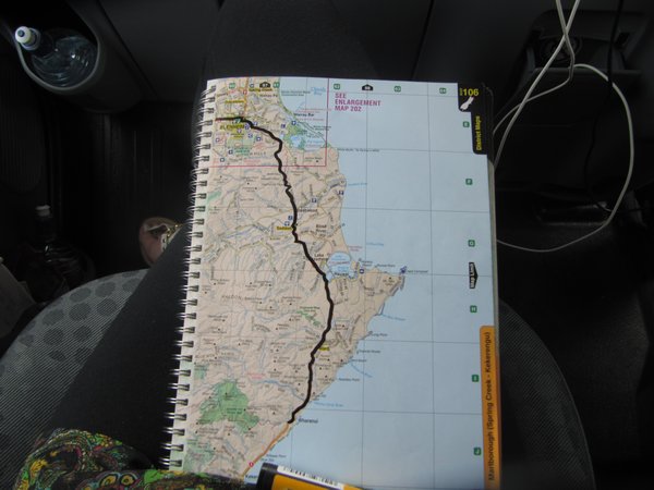 The route we took