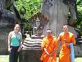 Becca and the monks